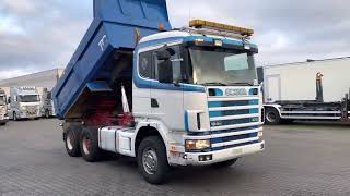 Scania 124 470 6x4 tipper our ref