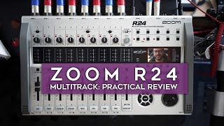 Zoom R24 multitrack recorder review, in a practical way (DAWless recording)