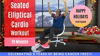 Holiday Cardio Seated Elliptical Low Impact Exercise Workout | 29 Minutes | Sit Get Fit Be Healthy!