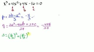 Método de Cardano para resolver Ecuaciones Cúbicas