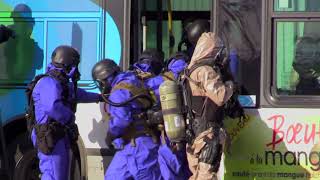 RAW: Simulation: Terrorist attack at Longue-Pointe