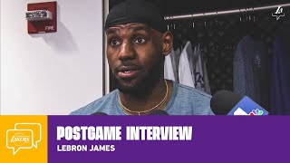 Lakers Postgame: LeBron James (11/8/19)