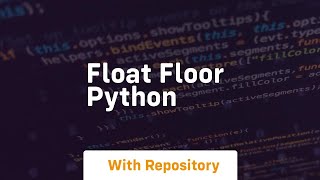 float floor python