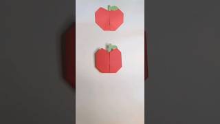 Apple 小蘋果紅通通 #diy #handmade #手作 #摺紙 #paper  #療癒 #cute #apple #蘋果 #red  #紅色 #平安 #新年 #chinesenewyear