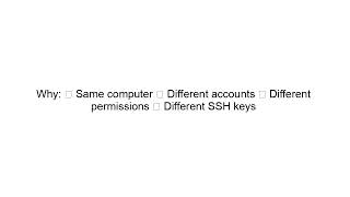 Git SSH Config Explained (Fix Multiple Accounts & SSH Key Issues)