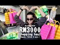 RM3000 SHOPPING HAUL | MALAYSIA SHOPPING HAUL SHOPEE , TIKTOK & MORE | MALAYSIA LIVING ALONE VLOG