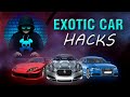 LEARN about these SECRET EXOTIC CAR HACKS!