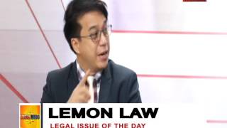 LEGAL MINDS:  LEMON LAW