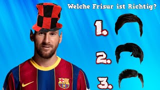 Welche Frisur hat der Fußballer? 🤔 Ft. Sancho, Messi, Coman ⚽ Fußball Quiz 2021