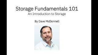 Storage Fundamentals 101