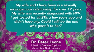 Ask an Expert about HPV with Dr. Peter Leone