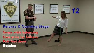 One Leg Stand Test Instructions - 2023 NHTSA Demonstration Video