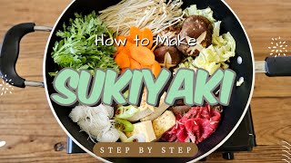 How to Make Sukiyaki (recipe) #sukiyaki #japanesefood