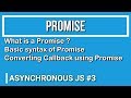JavaScript Tutorial | Working with Promise - Asynchronous JS #3