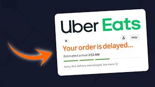 How UberEats delays your order... on purpose