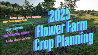 2025 Flower Farm Crop Planning / Garden Bed Planning