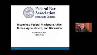 Becoming a Federal Magistrate Judge