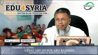 16 Aug 2021 || Tadabbur Surah An-Nazi'at Ayat 24-33 || Ustaz Abd Muein Abd Rahman