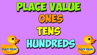 Place Value Math song: Ones, Tens, Hundreds!