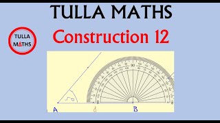 Construction 12. Triangle, given ASA data