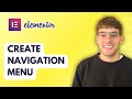 How to Create Navigation Menu in Elementor Free [2026 Full Guide]