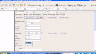 EasyWare Human Resource Manager. Part 1: Creating a new company record.