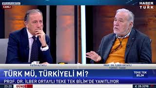 Tarihçi - Yazar Prof. Dr. İlber Ortaylı Teke Tek Bilim'de soruları yanıtlıyor...