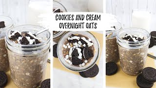 Cookies and Cream Overnight Oats | Farm Fresh with a Twist