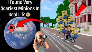 MINIONS In MINECRAFT On Google Earth!