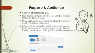 INFO 244: Online Searching - ReferenceUSA Database Video Tutorial