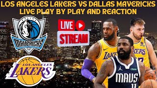 *LIVE* | Los Angeles Lakers Vs Dallas Mavericks  Live Play By Play \u0026 Reaction #nba