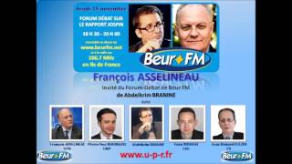 François ASSELINEAU, invité du Forum-Débat de BEUR FM - 15 novembre 2012