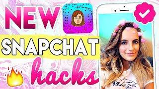 10 NEW Snapchat Hacks!! Boomerang, Custom Snapcode, etc!