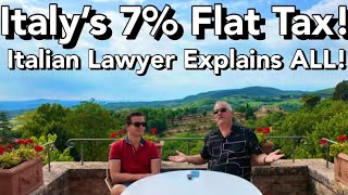 🇮🇹 The Truth About Italy’s 7% Flat Tax: Expat Dream or Nightmare? 🇮🇹