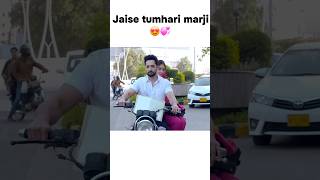 Shamsher and Meher romantic status #kaisiterikhudgarzi #danishtaimoor #youtubeshorts #trending