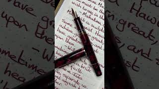 Writing Thu 25 May TWSBI Draco and Diamine Mulled Wine #shorts