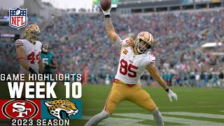San Francisco 49ers vs. Jacksonville Jaguars Game Highlights | NFL 2023 Week 10