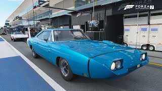 (PC) FORZA 7: HISTORIC ROAD RACING| Racing My 437Hp 1969 Dodge Charger Daytona HEMI