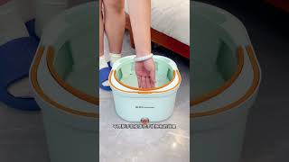 厌倦了花几个小时清理你的拖把？看看我们的新产品  #mop #homettler #spinmop