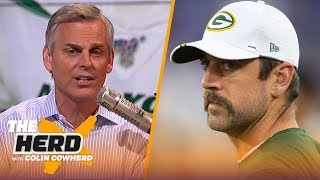 Rodgers' injury concerns may lead to Packers drafting a QB, Colin talks Sam Darnold | NFL | THE HERD
