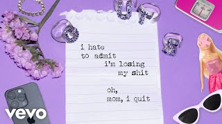 Olivia Rodrigo - mom, i quit (Lyric Video)