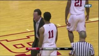 Tom Crean was not happy when Devonte Green threw an alley-oop in the closing seconds of a big win.