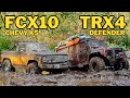 NOT a TRX4 vs FCX10 Comparison! - Mud Running