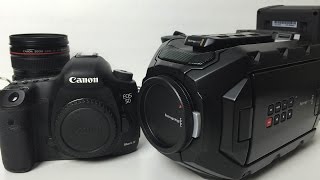 Blackmagic URSA Mini 4K vs Canon 5D Mark III - Low Light Comparison