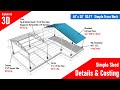 Simple Roofing Shed Work - Truss Work of 40 x 28 feet  - Metal Roofing in Tamil