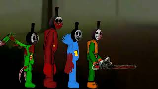 Tinky Winky.exe Vs Slender thomas Gang (slendytubbies)(dc2 animation)