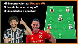 DICAS POR POSIÇÃO | RODADA 4 | CARTOLA FC 2024 - TIME ATUALIZADO