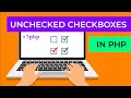 Handling unchecked checkboxes in PHP: the hidden field trick