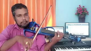 Maalini nadiyil violin cover kollam ramesh