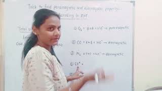 trick to find out paramagnetic and diamagnetic properties